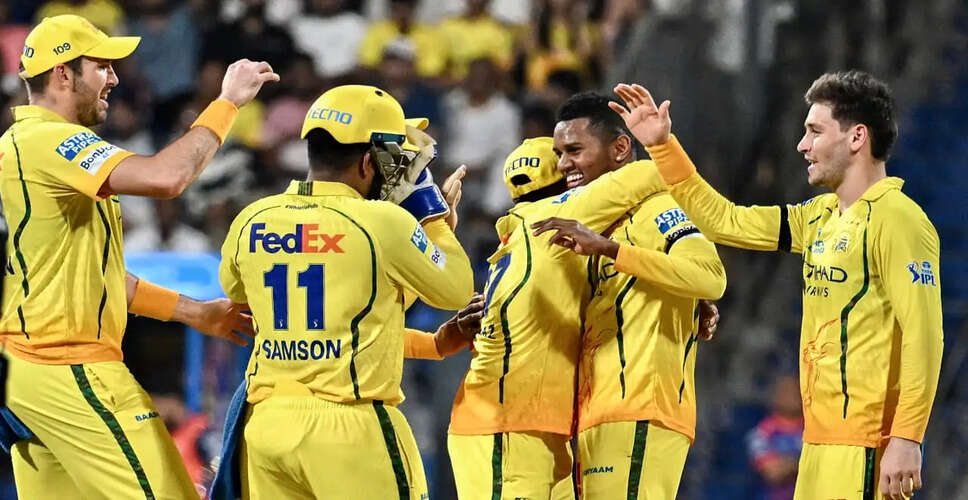Chennai Super Kings Set to Clash with Lucknow Super Giants in IPL 2026