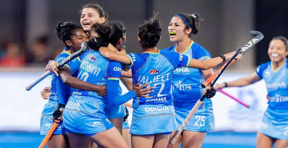 India Triumphs Over New Zealand to Secure Spot in Women's Pro League