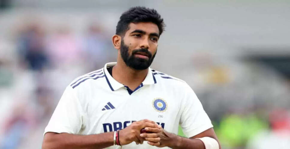 Aakash Chopra Critiques Jasprit Bumrah's Limited Test Availability