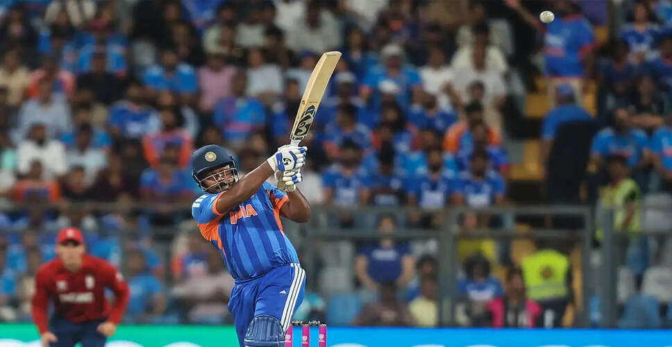 Samson and Kishan Set New T20 World Cup Partnership Record