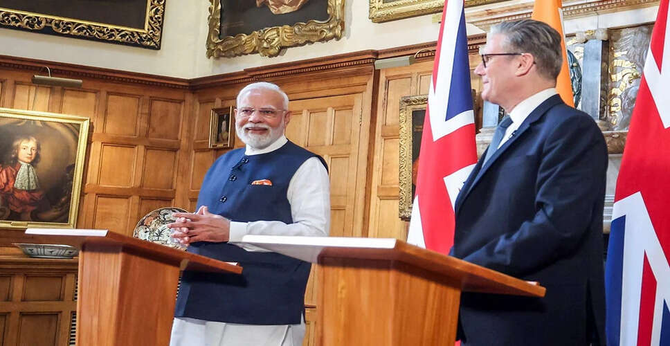 Historic Free Trade Agreement Signed Between India and the UK During Modi's Visit