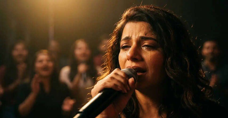 Jasmine Sandlas Moves Fans with Emotional Performance at Live Concert