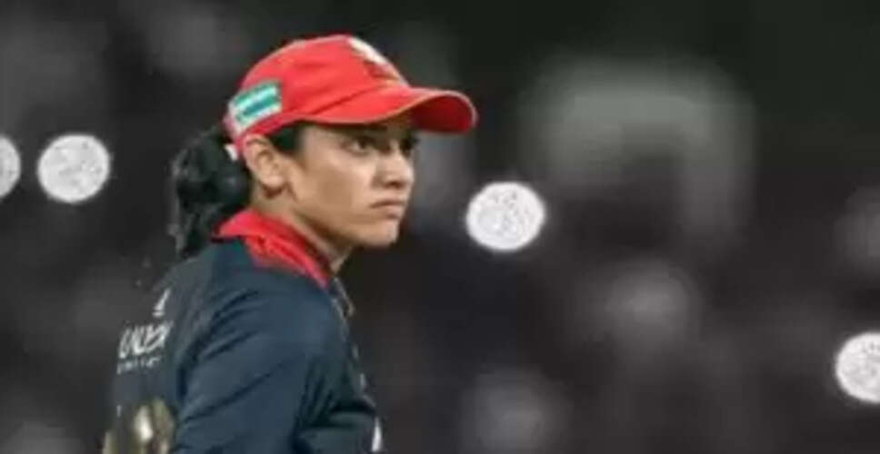 Smriti Mandhana Leads RCB Women in WPL Clash Against UP Warriorz