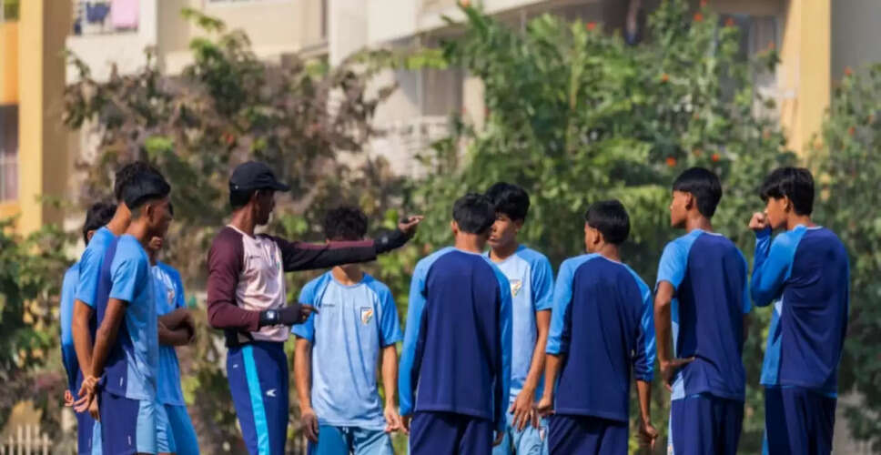 India U17 Men's Team Aims for Victory Against Chinese Taipei in AFC Qualifiers