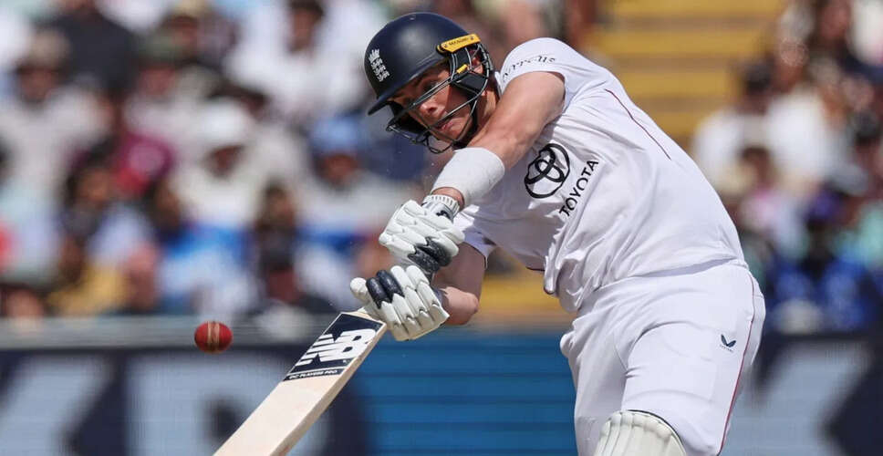 Jamie Smith Makes History as Fastest Player to Reach 1000 Test Runs
