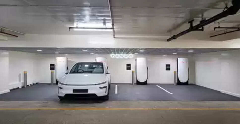 EV giant Tesla launches its first charging station in Mumbai