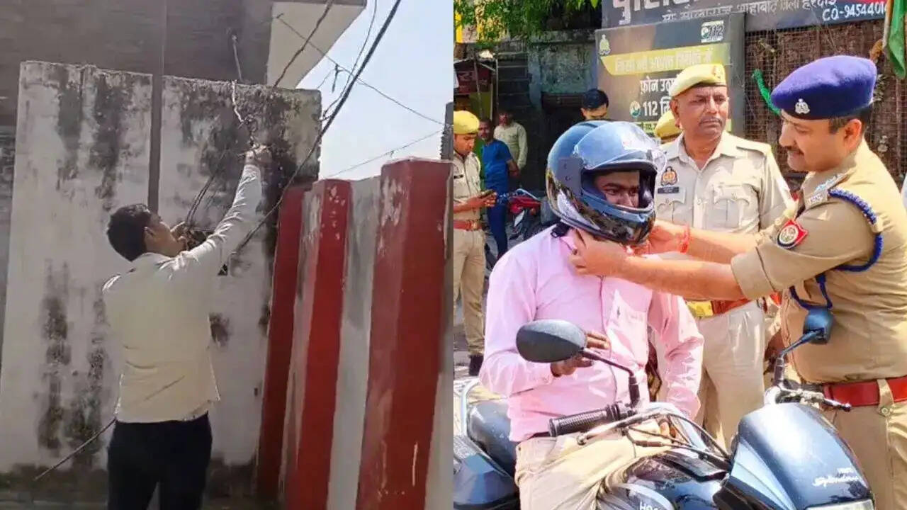 Lineman Cuts Power to Police Station in Uttar Pradesh After Helmet Fine