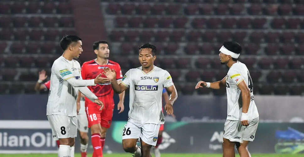 NorthEast United FC Dominates Chennaiyin FC with 4-1 Victory in ISL