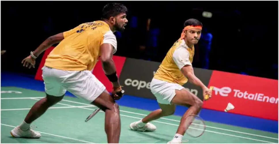 Injury Forces Satwik-Chirag Duo to Withdraw from Badminton Asia Championships