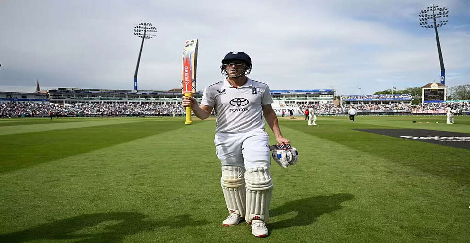 Harry Brook Tops ICC Test Rankings After Stellar Performance