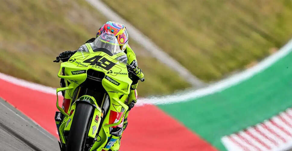 Fabio Di Giannantonio Secures Pole Position at US GP with Record Lap