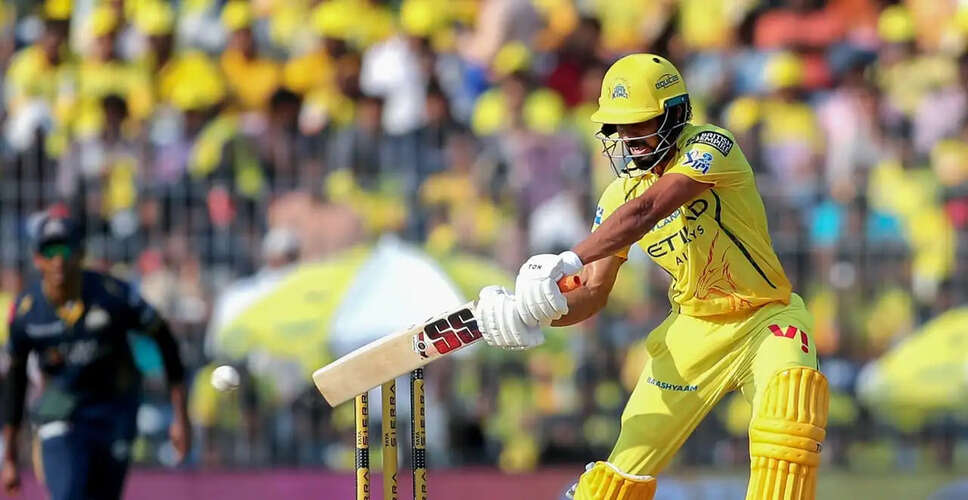 Captain Ruturaj Gaikwad's Heroics Lead CSK to Competitive Total Against GT