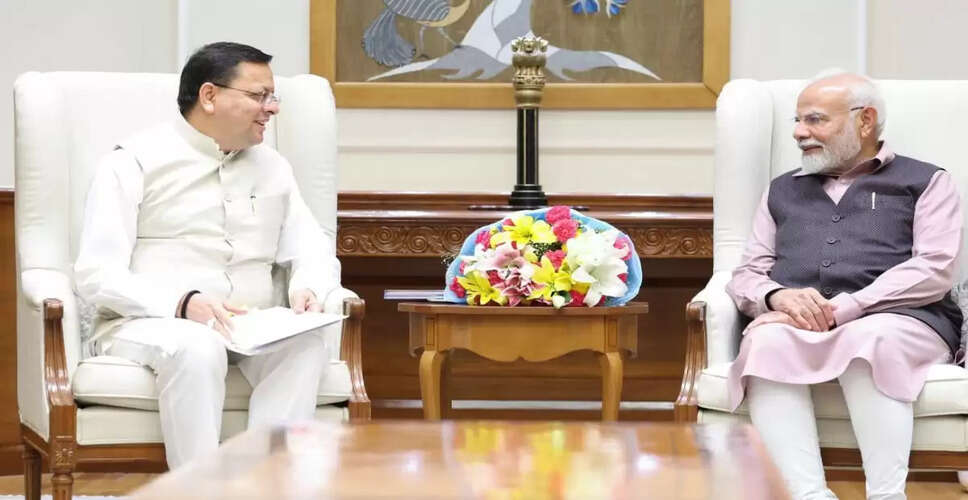 Uttarakhand Chief Minister Pushkar Singh Dhami Seeks Development Support from PM Modi