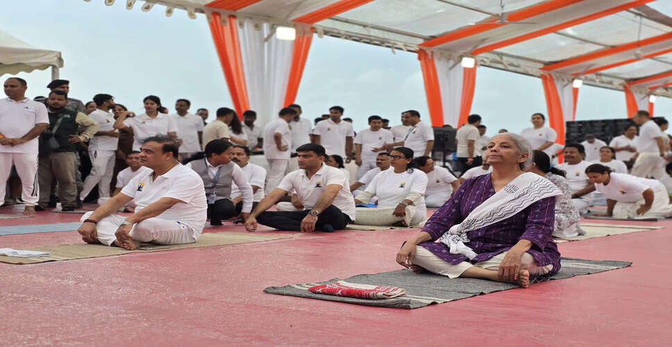 Assam Celebrates 12th International Day of Yoga with Enthusiastic Participation