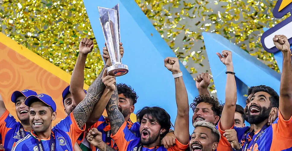 India Leads ICC Men's T20I Rankings After World Cup Victory