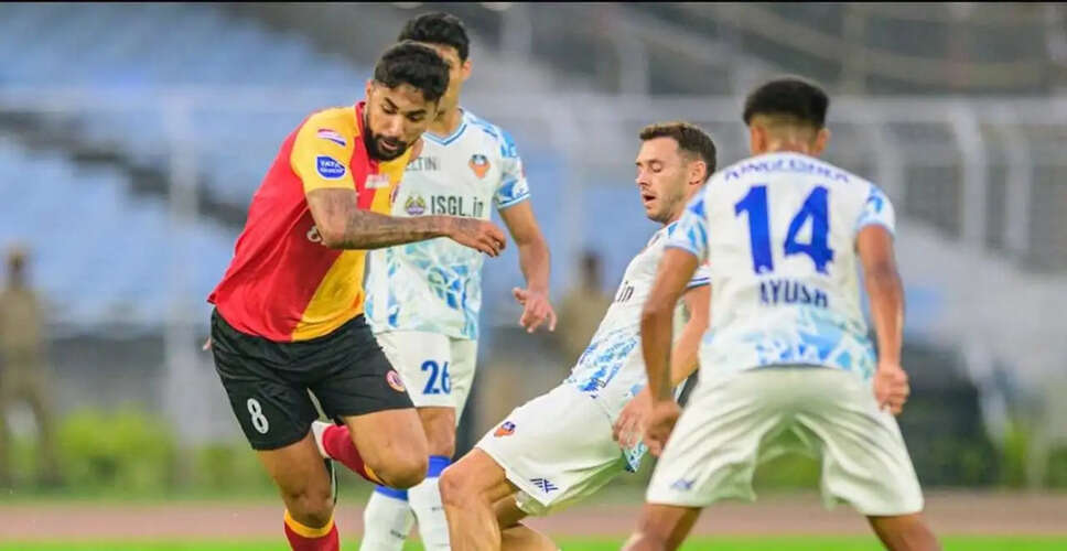 East Bengal FC and FC Goa Share Points in Goalless Encounter