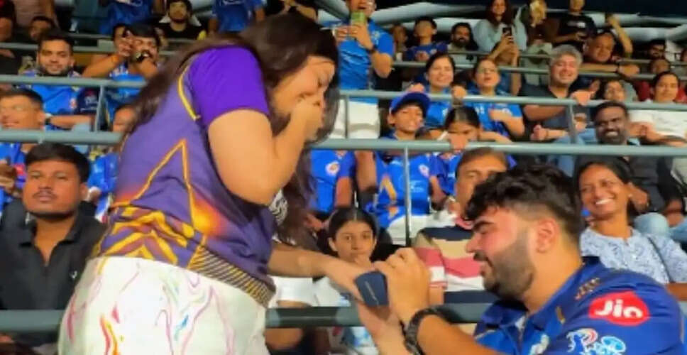 Romantic Proposal Stuns Fans During IPL 2026 Match at Wankhede Stadium