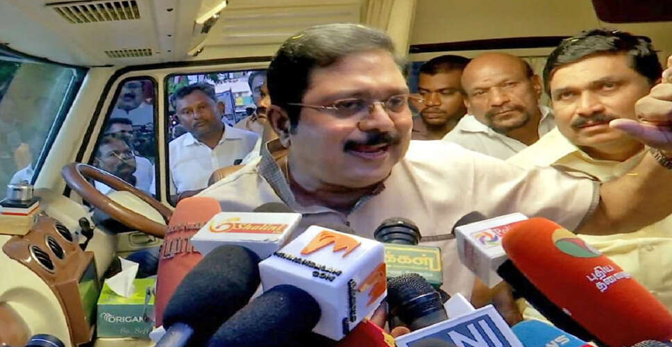 TTV Dhinakaran Declares AMMK Will Not Contest Tamil Nadu Assembly Elections