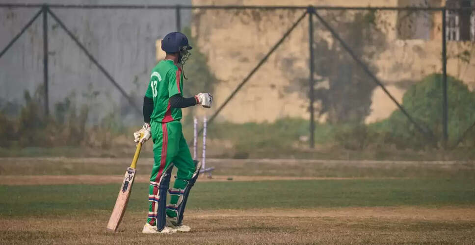 Jammu and Kashmir Police Investigate Cricketer for Wearing Palestinian Flag Helmet