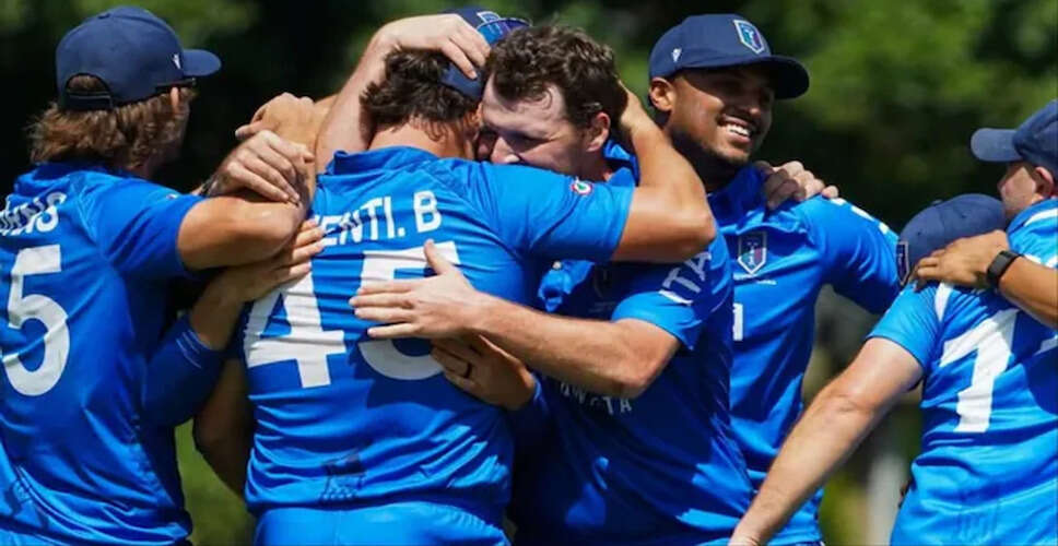 Italy's Historic Victory Over Scotland in T20 World Cup Qualifiers