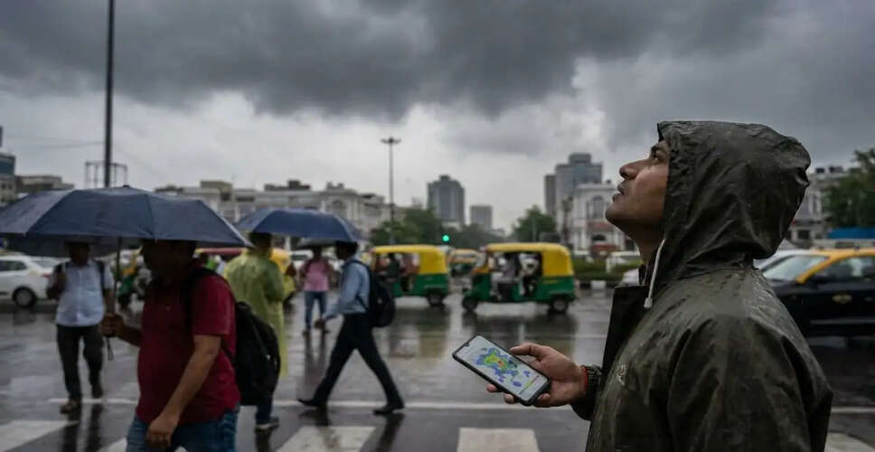 Weather Update: Rain Forecast and Temperature Insights for Delhi