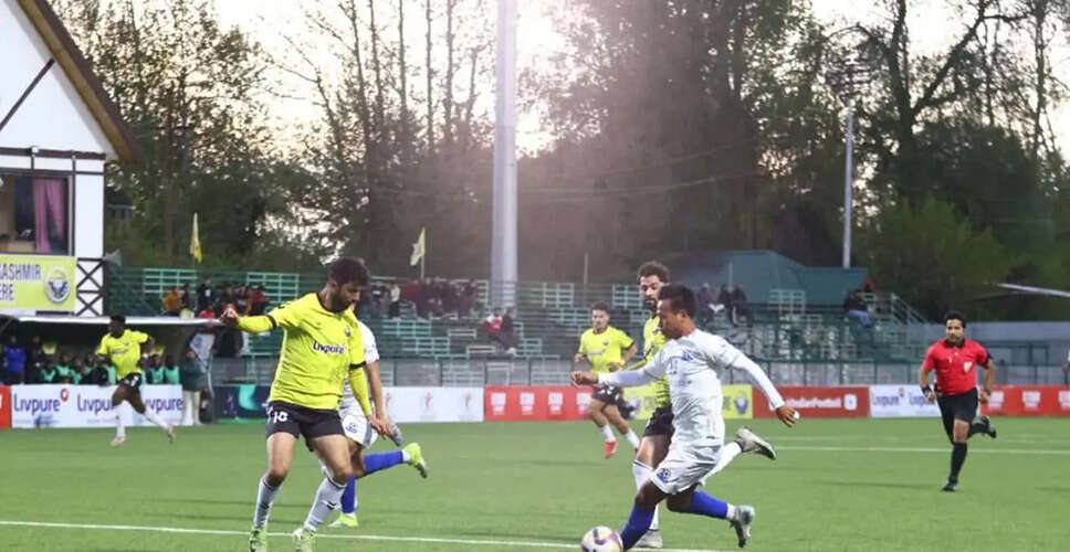 Chanmari FC Triumphs Over Real Kashmir FC in IFL Clash