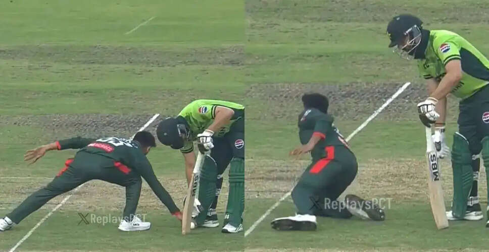Controversial Run-Out Sparks Debate in Bangladesh vs Pakistan ODI