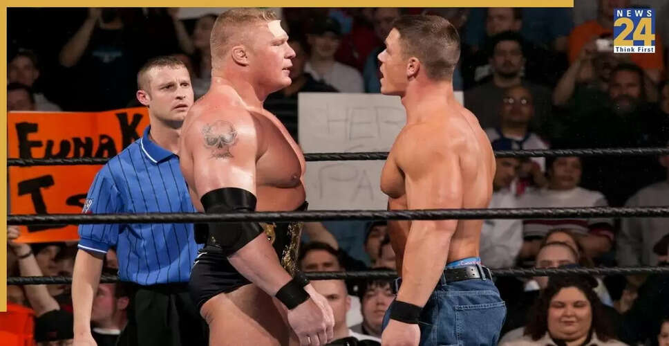 Historic Showdown: John Cena and Brock Lesnar to Revive Wrestlepalooza