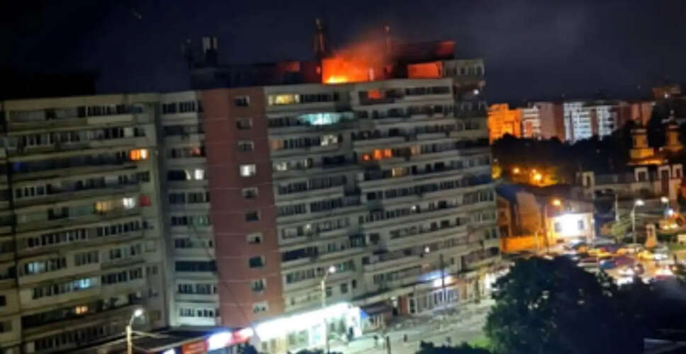 Drone Crash in Romania Causes Explosion and Fire in Apartment Building
