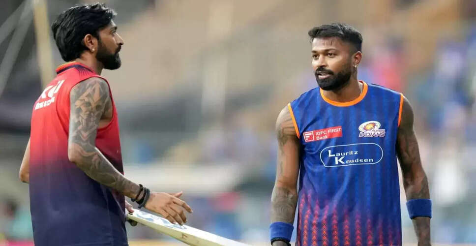 Krunal Pandya Addresses Rumors of Rift with Brother Hardik
