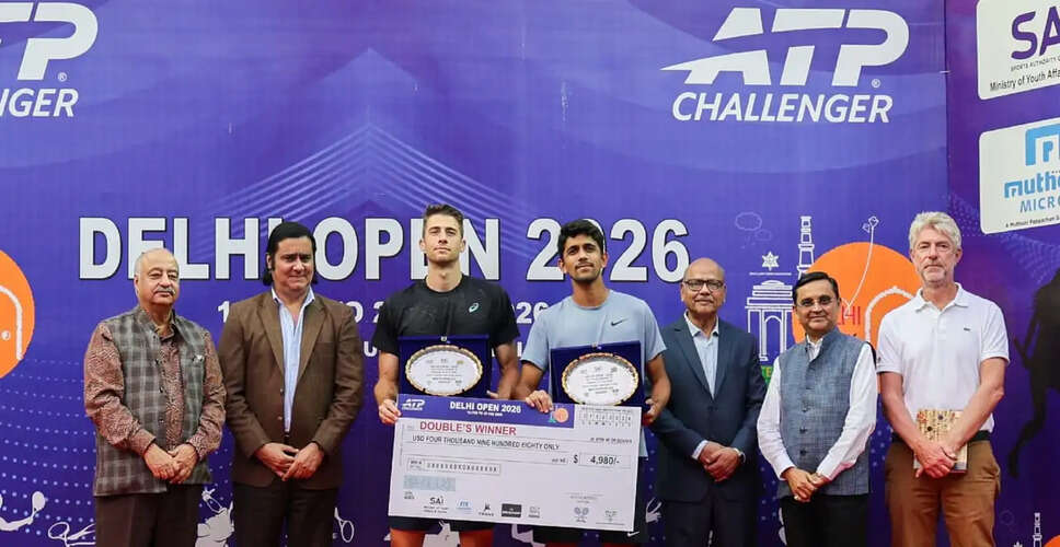Siddhant Banthia and Alexander Donski Triumph at Oeiras 4 ATP Challenger