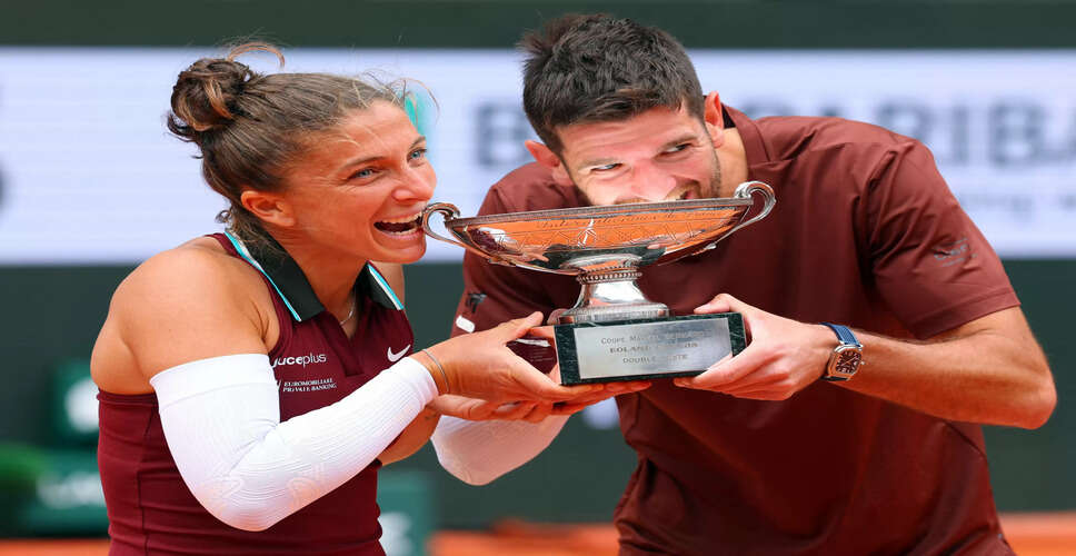 Italian Duo Sara Errani and Andrea Vavassori Claim French Open Mixed Doubles Title