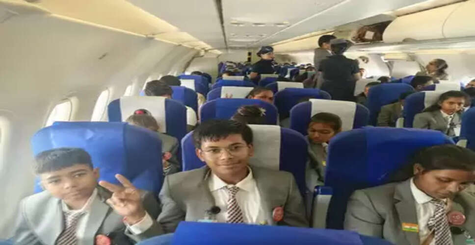 Gujarat Minister sees off 28 tribal students on first flight to ISRO under ‘Tapi ke Taare’ project