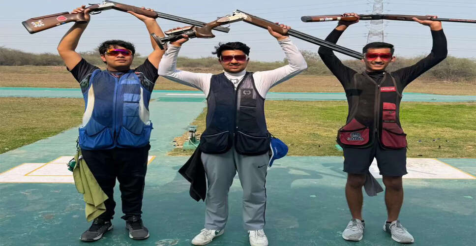 Manisha Keer and Bhowneesh Mendiratta Shine in Shotgun National Selection Trials