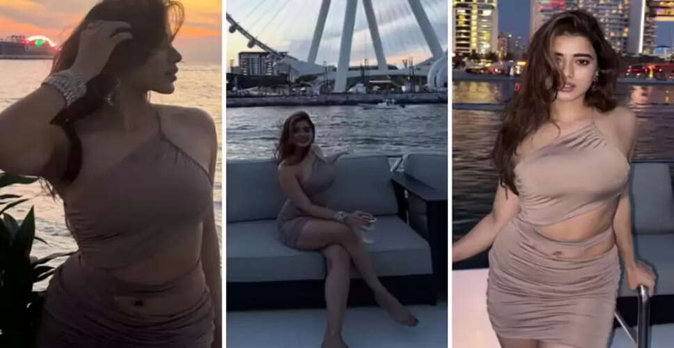 Ketika Sharma Welcomes New Year in Style Aboard a Yacht in Dubai
