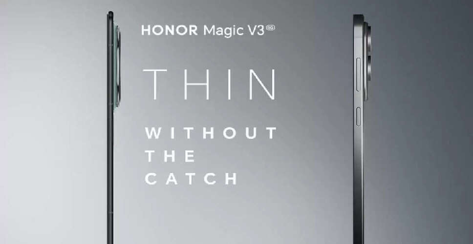 Honor Magic V3 vs Samsung Galaxy S25 Edge: A Battle of Slimness