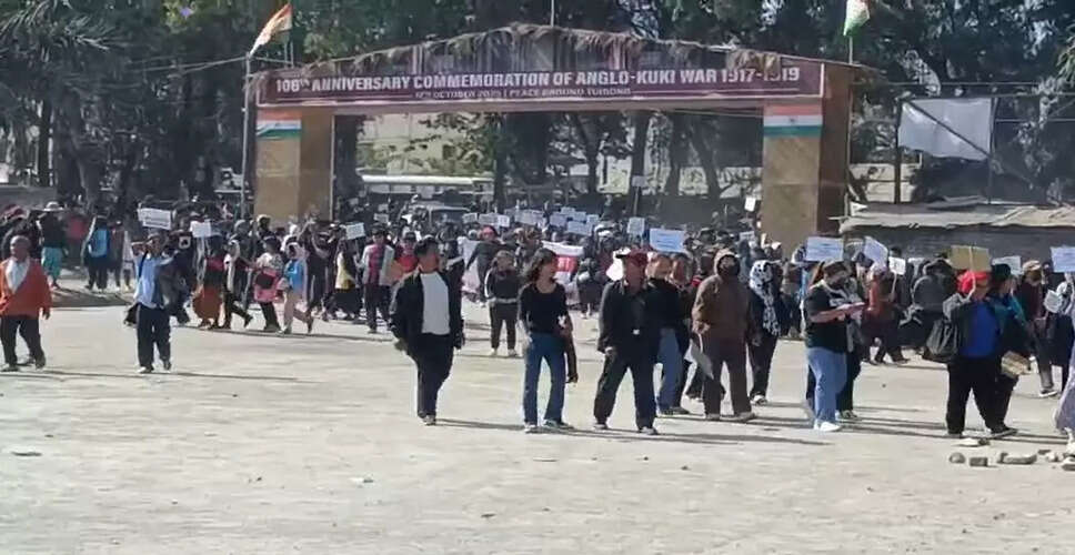 Kuki Zo Council Organizes Major Rally in Manipur for Political Settlement