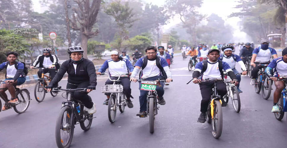 Cycling Event to Promote Fitness in Vadodara on January 4