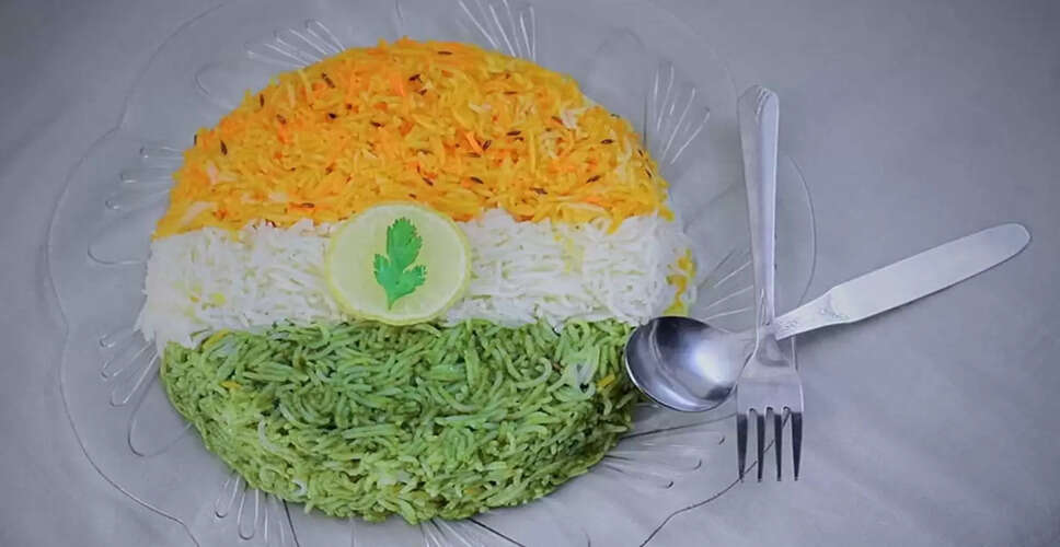 Colorful Tricolor Recipes for Kids' Lunch on Republic Day