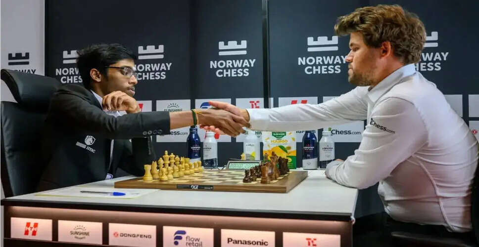 R Praggnanandhaa Triumphs Over Magnus Carlsen at Norway Chess 2026