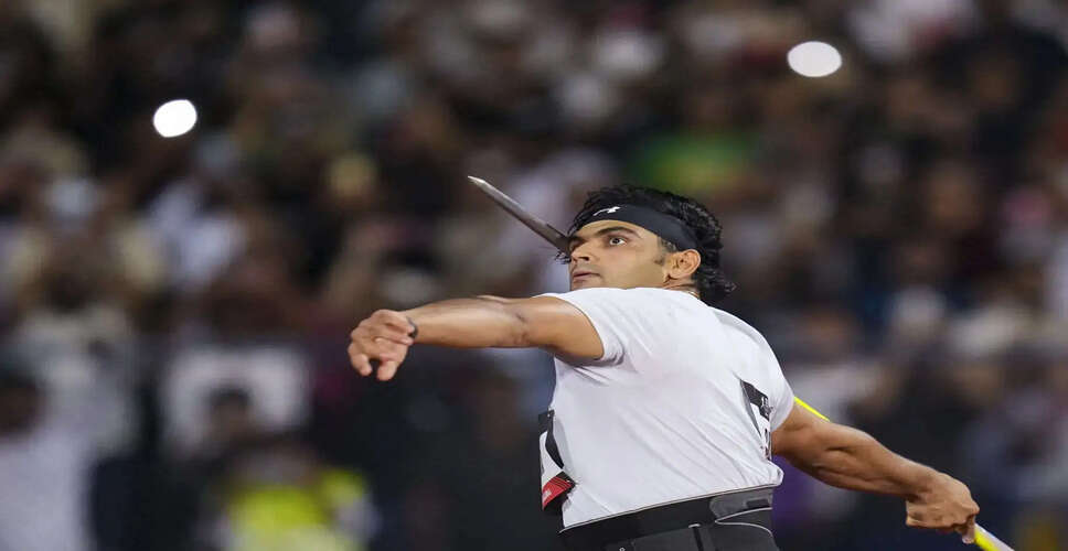 Neeraj Chopra Receives Best Male Athlete Award at Indian Athletics Awards 2025