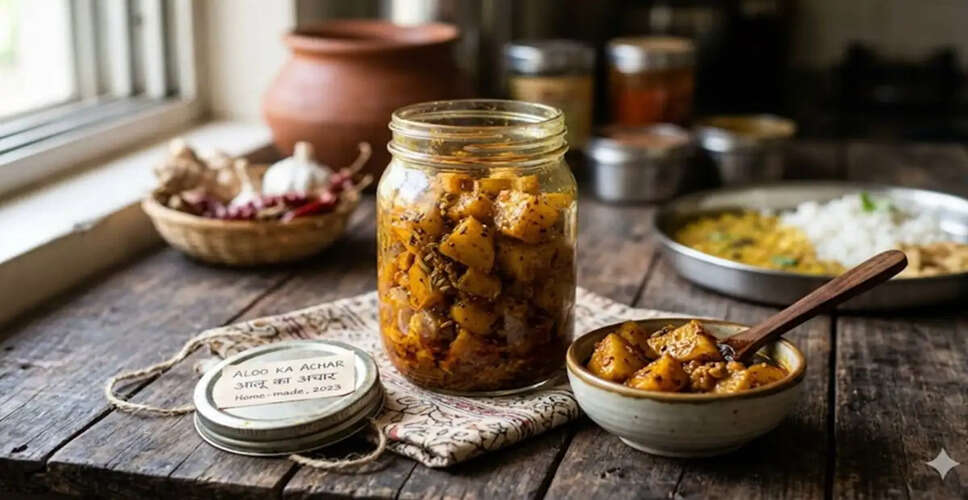 Delicious Homemade Spicy Potato Pickle Recipe
