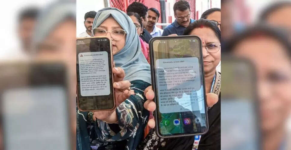 Launch of Cell Broadcast Alert System to Enhance Disaster Communication