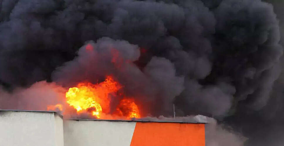 Massive Fire Erupts at Scrapyard in North Canton, Ohio