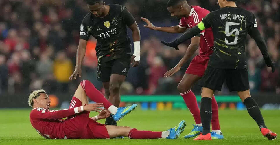Injury Woes for France as Hugo Ekitike Collapses During Champions League Match