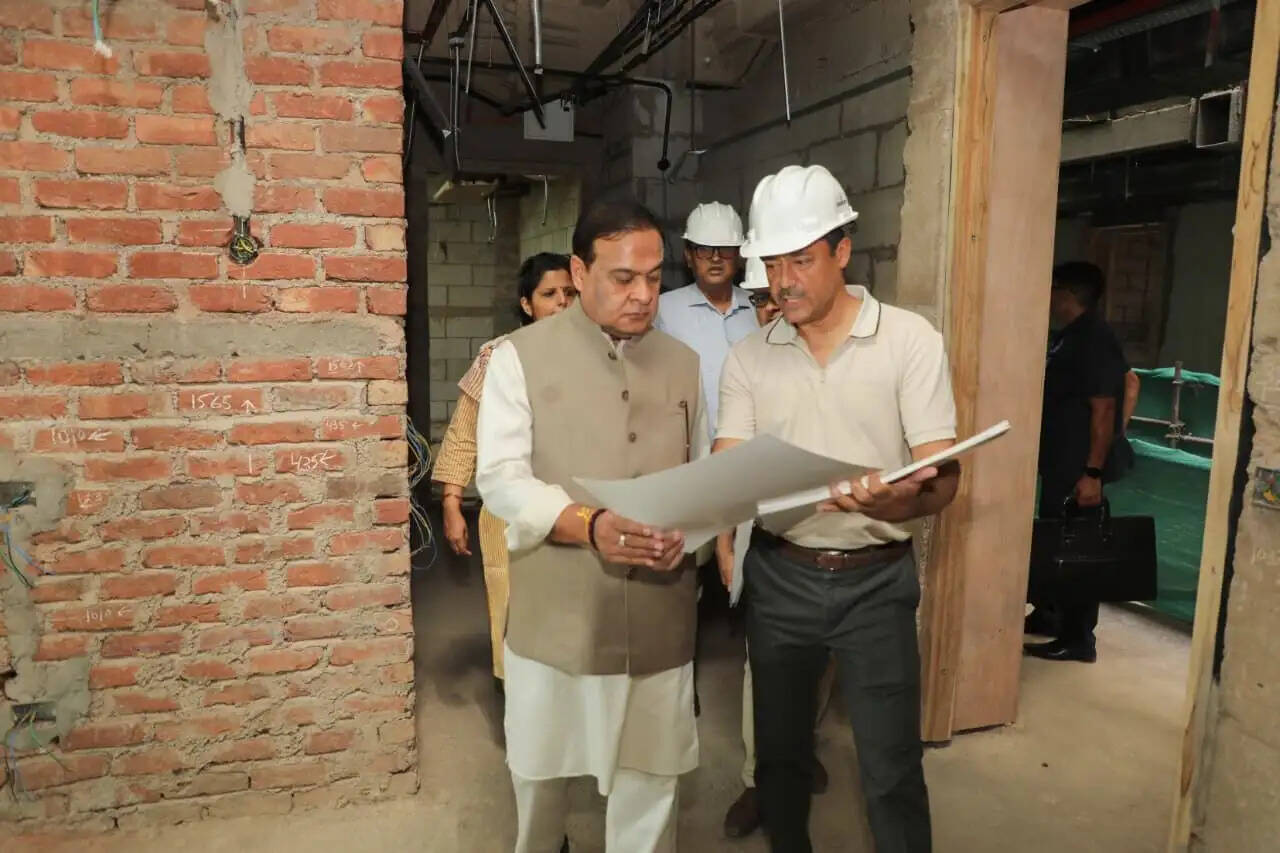 Assam Chief Minister Reviews Construction Progress of Assam Bhawan in New Delhi