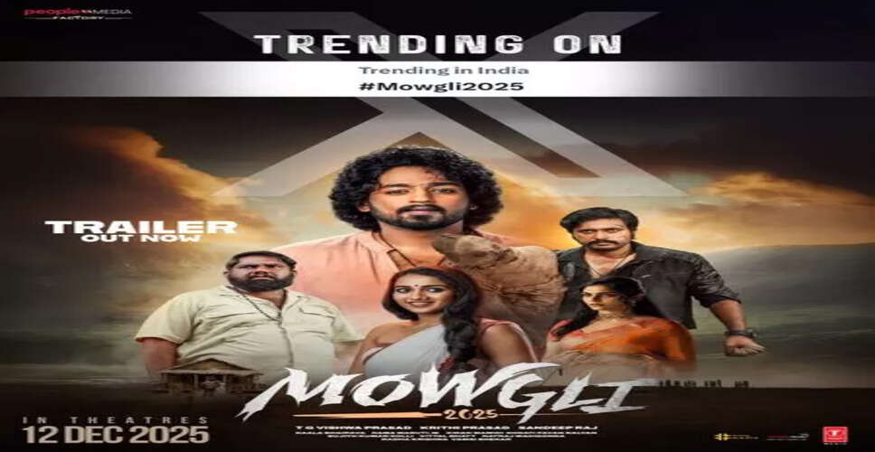 Rashmika Mandanna Unveils Trailer for 'Mowgli 2025' Featuring Roshan Kanakala