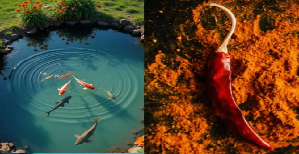 China's Unique Fish Pond: Where Fish Feast on Chili Peppers