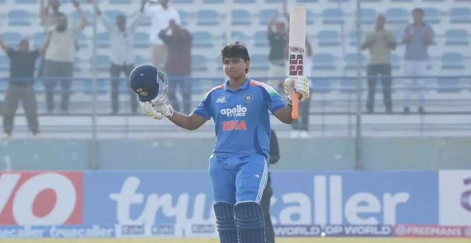 Vaibhav Suryavanshi Shines in U19 ODI with Record-Breaking Performance