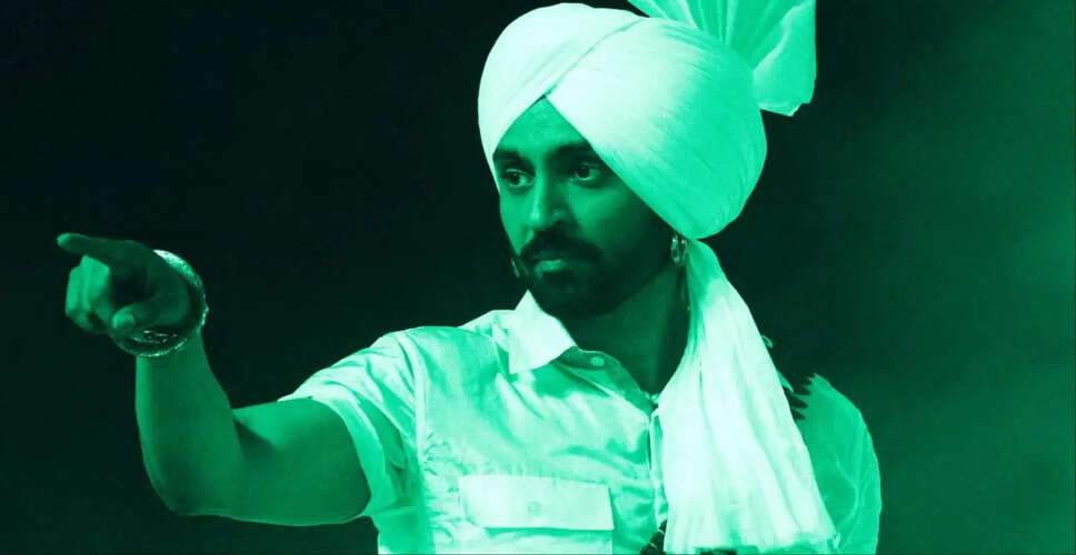 Diljit Dosanjh Faces Backlash During Concert Amid Ongoing AURA World Tour